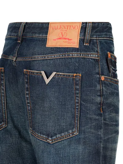Shop Valentino Garavani Jeans In Blue
