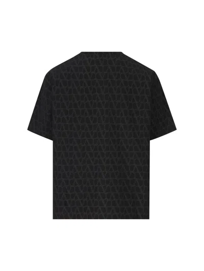 Shop Valentino Garavani T-shirt And Polo In Black