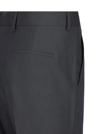 Shop Valentino Garavani Trousers In Gray