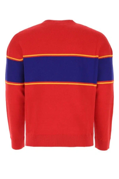 Dsquared2 Multicolor Cotton Oversize Sweater In Multicolor