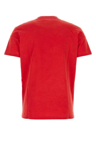 Shop Dsquared2 Dsquared Man Red Cotton D2 X Rocco T-shirt