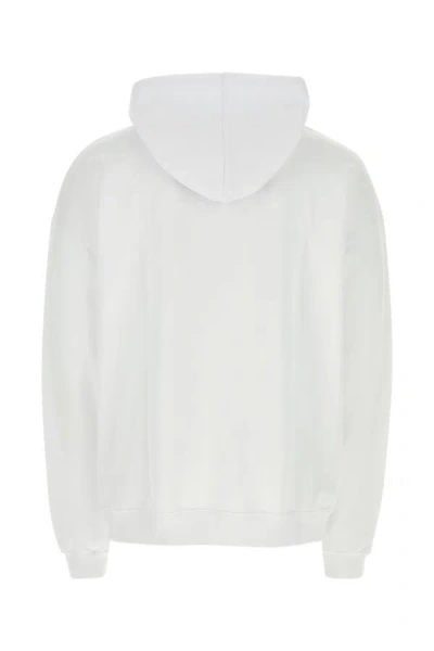 Shop Dsquared2 Dsquared Men White Cotton Sweatshirt