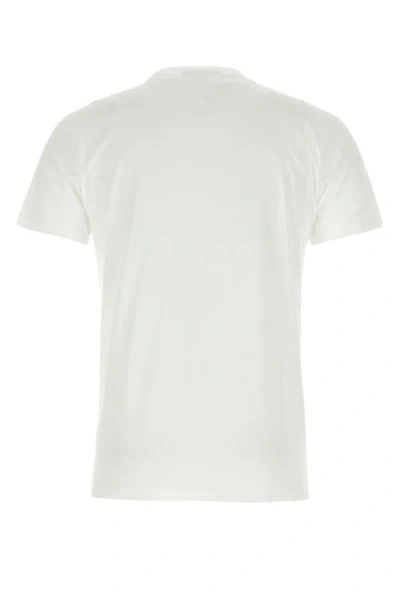 Shop Dsquared2 Dsquared Man White Cotton T-shirt