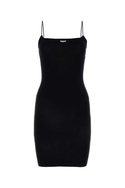 Shop Dsquared2 Dsquared Woman Black Viscose Blend Mini Dress