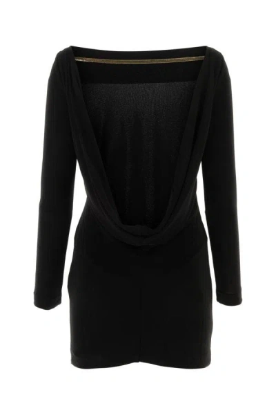 Shop Dsquared2 Dsquared Woman Black Viscose Mini Dress