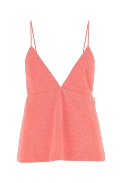 Shop Dsquared2 Dsquared Woman Salmon Viscose Top In Pink