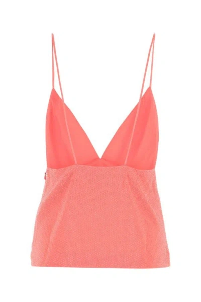 Shop Dsquared2 Dsquared Woman Salmon Viscose Top In Pink
