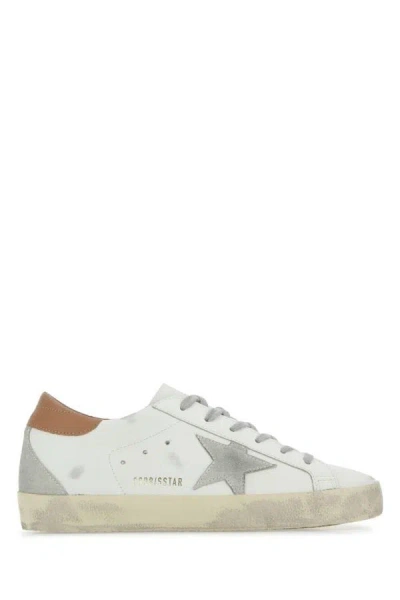 Shop Golden Goose Deluxe Brand Man Multicolor Leather Super-star Classic Sneakers