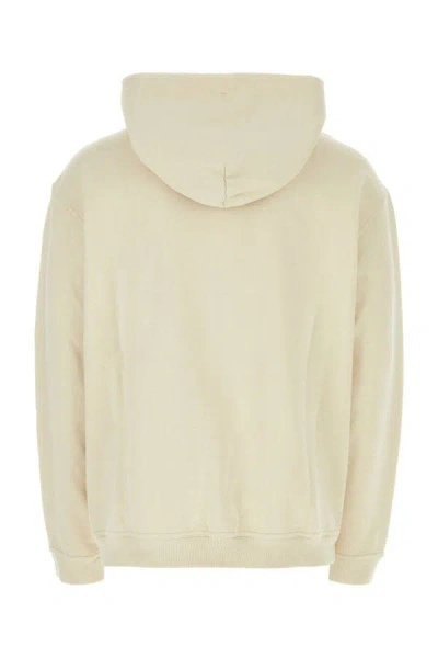Shop Maison Margiela Man Sand Cotton Oversize Sweatshirt In Brown