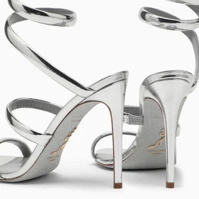 Shop René Caovilla Sandals In Metallics