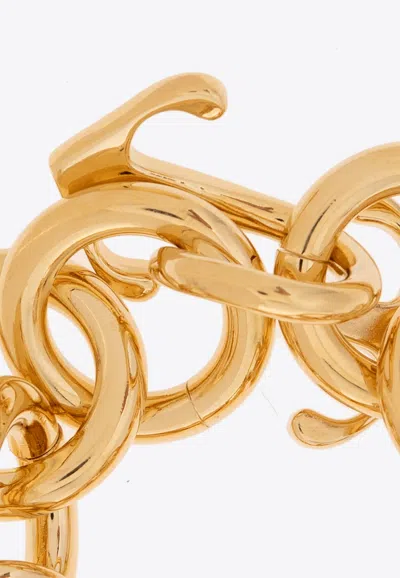 Shop Off-white Arrows Chain Bracelet In Gold