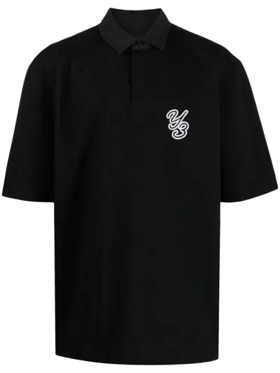 Shop Y-3 Adidas Shirts In Black