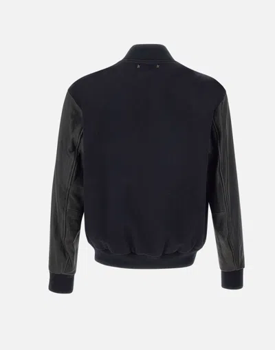 Shop Golden Goose Jackets In Blue-black
