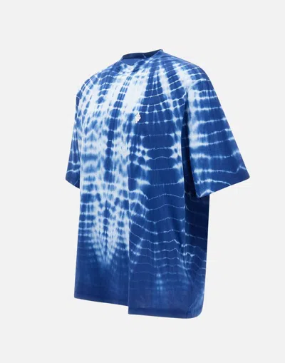 Shop Marcelo Burlon County Of Milan T-shirts And Polos In Blue