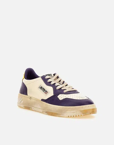 Shop Autry Sneakers In White-purple