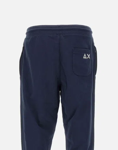 Shop Sun68 Trousers In Blue