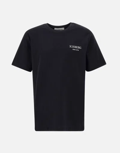 Shop Iceberg T-shirts And Polos In Black