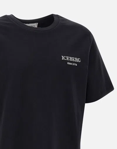 Shop Iceberg T-shirts And Polos In Black