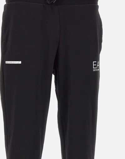 Shop Ea7 Emporio Armani Trousers In Black