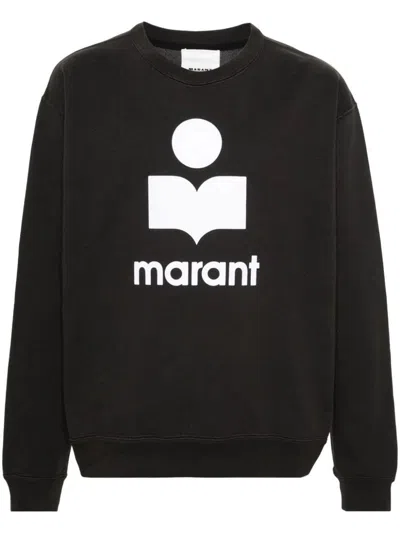Shop Isabel Marant Sweaters In Faded Black/ecru