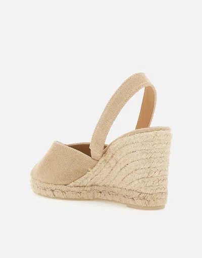 Castaã±er 80mm Brisa Wedge In Beige
