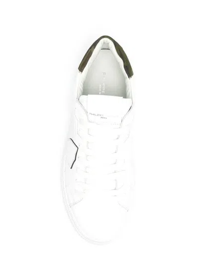 Shop Philippe Model Sneakers In Veau Camouflage_blanc Militair