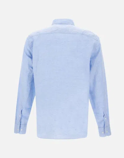 Shop Hugo Boss Boss Shirts In Blue