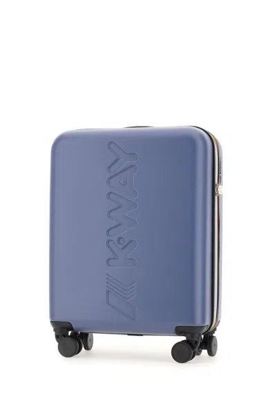 Shop K-way Suitcases In Blue