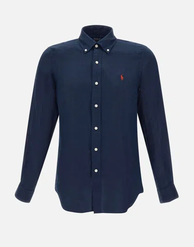 Shop Polo Ralph Lauren Shirts In Blue