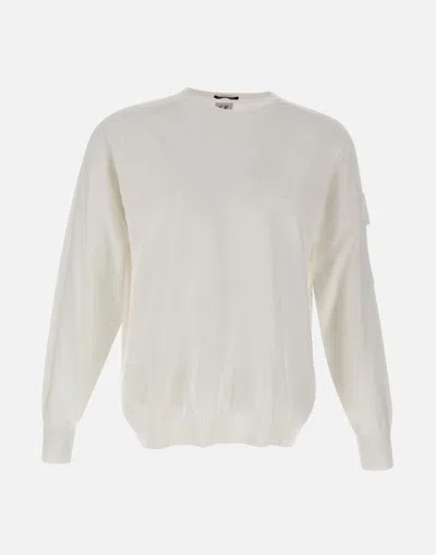 Shop C.p. Company Sweaters In White