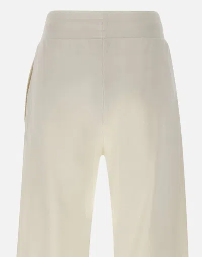 Shop Woolrich Trousers In White