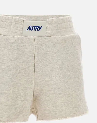 Shop Autry Shorts In Grey
