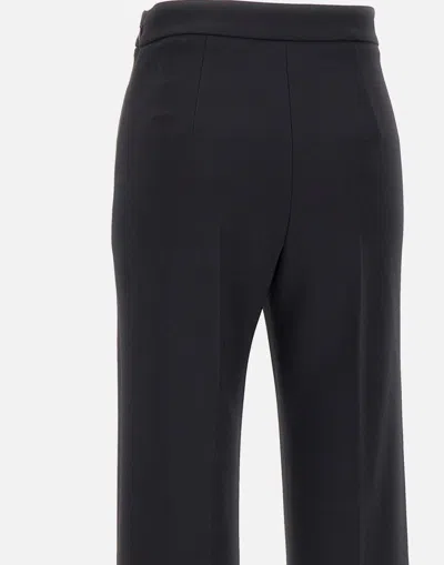 Shop Elisabetta Franchi Trousers In Black