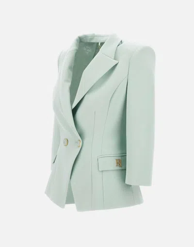 Shop Elisabetta Franchi Jackets In Green