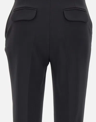 Shop Elisabetta Franchi Trousers In Black