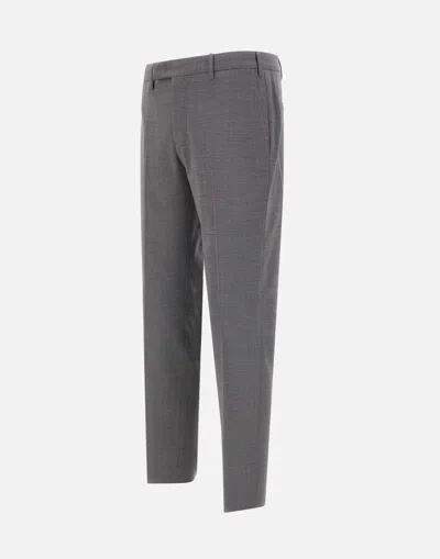 Shop Pt Torino Trousers In Grey
