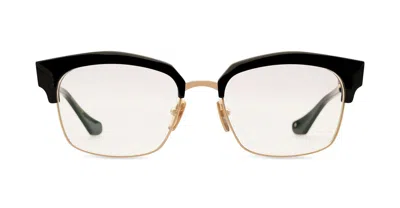 Shop Dita Eyeglasses In Black, White Gold