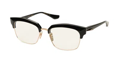 Shop Dita Eyeglasses In Black, White Gold