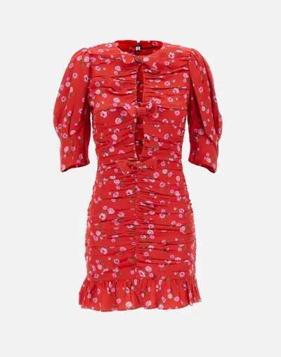Shop Rotate Birger Christensen Rotate Dresses In Red