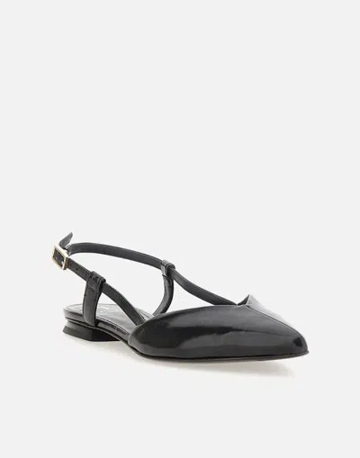 Shop Fabi Flat Shoes In Black