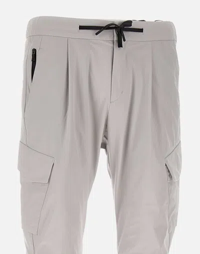 Shop Herno Trousers In Grey