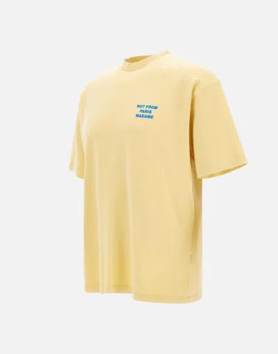 Shop Drôle De Monsieur T-shirts And Polos In Yellow
