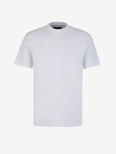 Shop Loro Piana Plain Cotton T-shirt In White