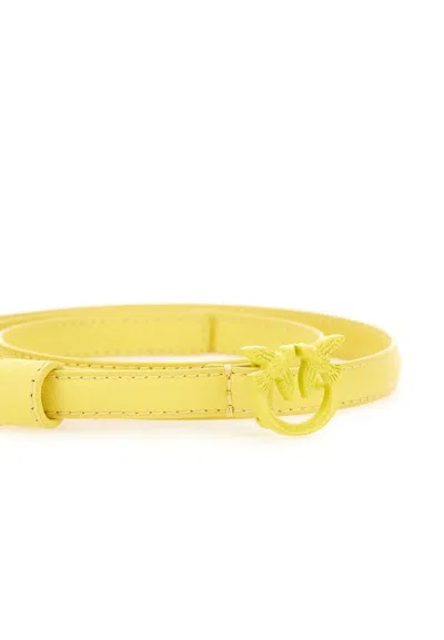 Shop Pinko Belts In Yellow