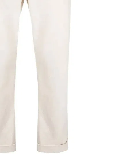 Shop Fay Trousers In Cream