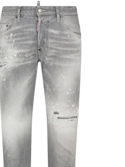 Shop Dsquared2 Jeans In Grey