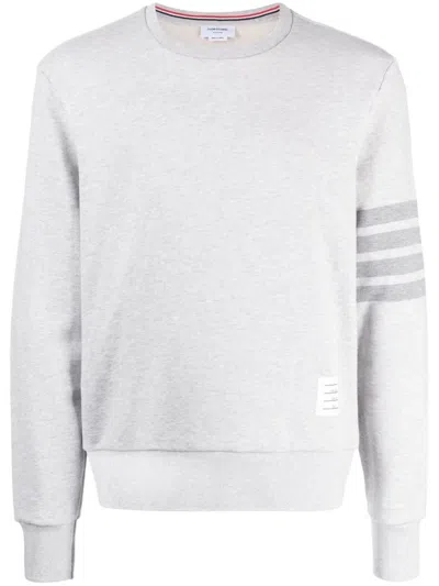Shop Thom Browne Sweaters In Lt Grey
