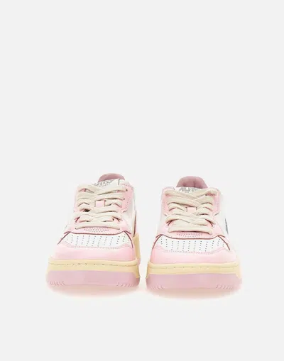 Shop Autry Sneakers In White-pink