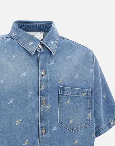 Shop Axel Arigato Shirts In Blue