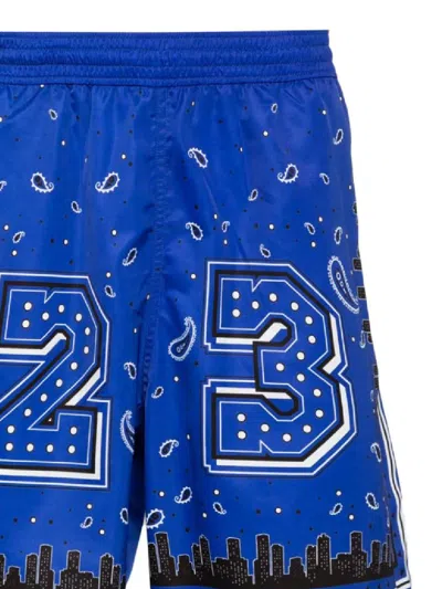 Shop Off-white Shorts In Nautical B